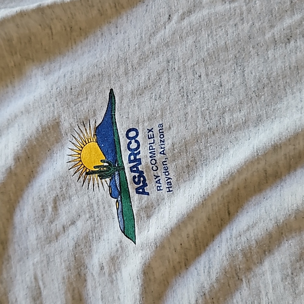 *"asarco ray complex" gray tshirt - Picture 2 of 4